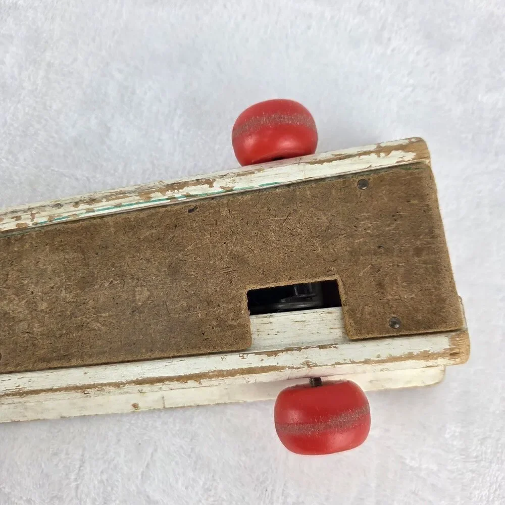 Vintage 1978 Fisher-Price No 870 Musical Xylophone Pull-a-Tune Toy W/ Mallet USA